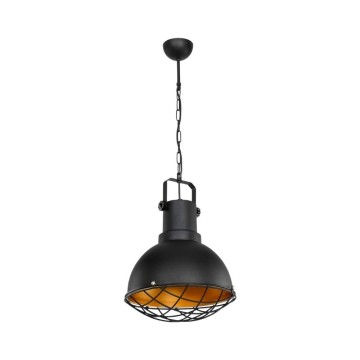 Lampe suspendue Tonya ASZ1187 style industriel noir