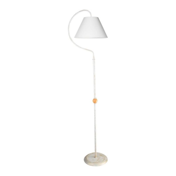 Geo ASZ1043 Lampadaire avec abat-jour en tissu blanc Geo ASZ1043 Lampadaire avec abat-jour en tissu blanc
