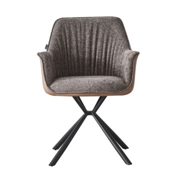 Aseat Aseat gris avec dossier gris tourterelle
