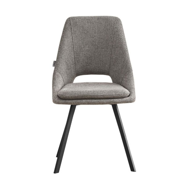 Chaise Blauss en tissu gris Chaise Blauss en tissu gris