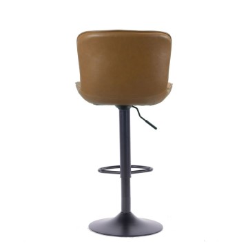 Tabouret réglable Snas couleur colombe avec pied noir