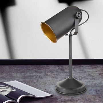 Tokyo MDL3636 lampe à poser directionnelle en métal noir