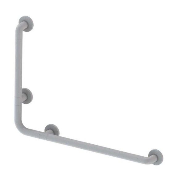 Main courante d'angle pour salle de bain 78x55.5 KV1401 blanc Main courante d'angle pour salle de bain 78x55.5 KV1401 blanc