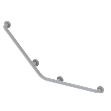 Main courante de sécurité d'angle pour salle de bain 113x55,5 KV1301 blanc