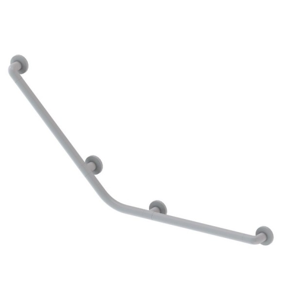 Main courante de sécurité d'angle pour salle de bain 113x55,5 KV1301 blanc Main courante de sécurité d'angle pour salle de bain 113x55,5 KV1301 blanc