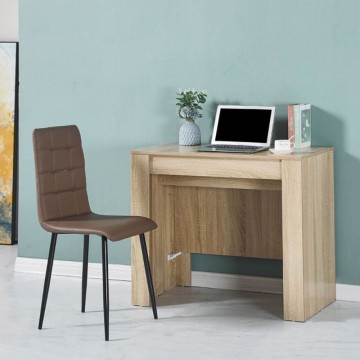 Table console Ofelia en chêne 90x50x75h extensible à 3 mètres