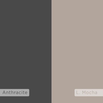 Banc à chaussures avec porte et étagères Sunno gris tourterelle et anthracite 100x35x44