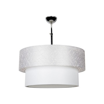 MDL2749 Lampe suspendue Polo en tissu gris
