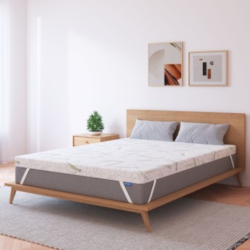 Topper un carré et demi de mousse à mémoire de forme au gel 120x190x5 TOPPERGEL120