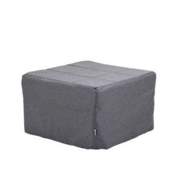 Pouf convertible en lit Vega grey fabric