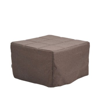 Pouf convertible en lit Vega brown fabric