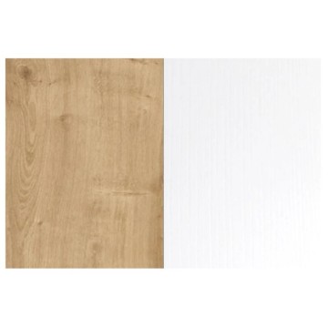 Système mural en bois de 260 cm en chêne et mélèze blanc Kombat