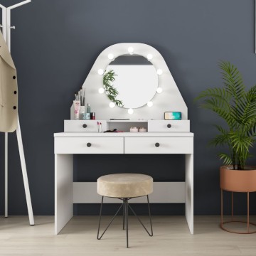 Meuble de maquillage avec miroir et éclairage LED blanc 1737
