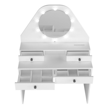 Meuble de maquillage avec miroir et éclairage LED blanc 1737
