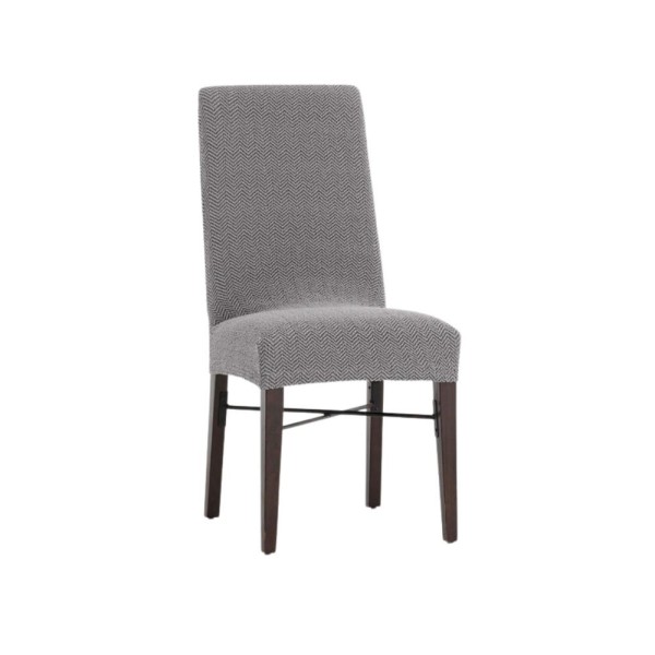 Housse de chaise grise Jaz Housse de chaise grise Jaz