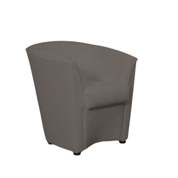 Tago enzo10 fauteuil en tissu café