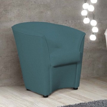 Fauteuil en tissu bleu clair Tago enzo18