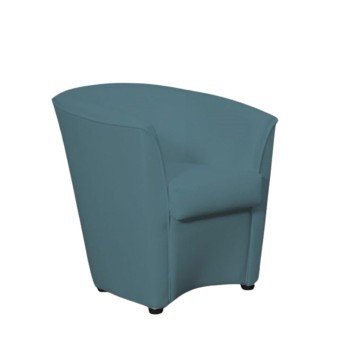 Tago riviera18 fauteuil en tissu laiton