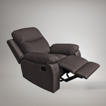 Fauteuil Chicago en tissu Houston87 gris