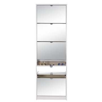 Koblenz Armoire de toilette 5 portes blanc