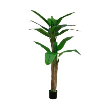 Bananier artificiel 160h avec pot et 2 tiges