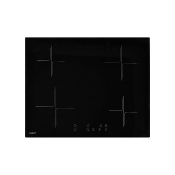 Plaque de cuisson à induction de 60 cm avec 4 zones coloris noir - Samet Etna60