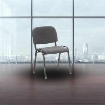 Chaise de bureau pour salle d'attente et de conférence HI01NEW gris