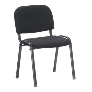 HI01NEW chaise de bureau noire pour salles d'attente et de conférence
