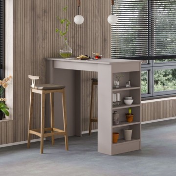 Presqu'île de cuisine gris colombe Swallow