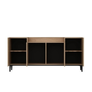 Ellaria buffet 4 portes en noyer 160x42x75h