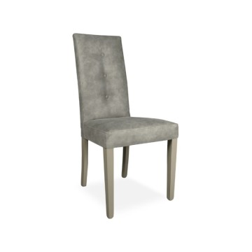 Chaise en tissu yuma34 Montecarlo 3 boutons