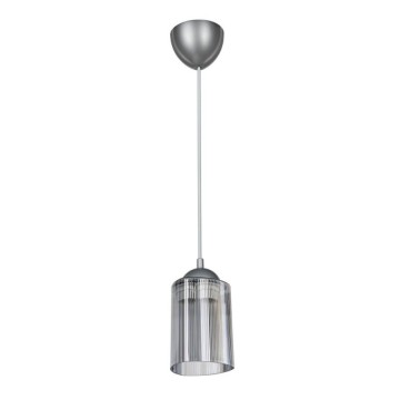 Plafonnier avec abat-jour triangulaire en plastique fumé Optique MDL3871