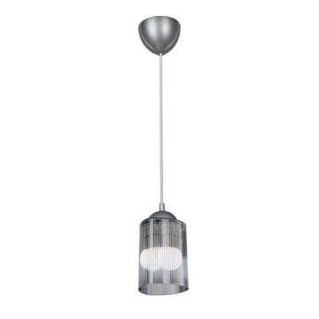 Plafonnier avec abat-jour triangulaire en plastique fumé Optique MDL3871