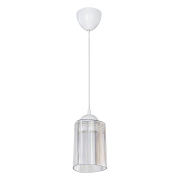 Plafonnier avec abat-jour triangulaire en plastique transparent Optical MDL4125