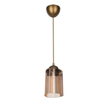 Plafonnier avec abat-jour triangulaire en plastique ambré Optical MDL3749