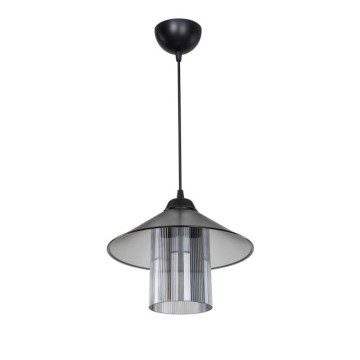 Diffuseur de lampe suspendue de style vintage et abat-jour fumé Inka ASZ1463