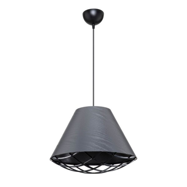 Plafonnier moderne avec abat-jour en tissu anthracite Ayda ASZ1560 Plafonnier moderne avec abat-jour en tissu anthracite Ayda ASZ1560