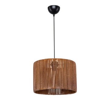 Roya ASZ1700 plafonnier rustique en papier brun
