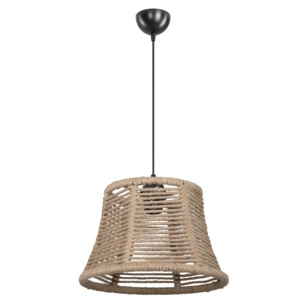 Besta ASZ1745 abat-jour de plafonnier en jute de style rustique Besta ASZ1745 abat-jour de plafonnier en jute de style rustique