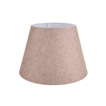 Abat-jour en tissu beige cône Tripod MDL2634
