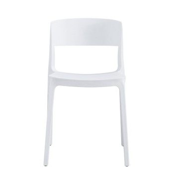 Chaise en polypropylène blanc design moderne Diaspro