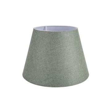 Lampe à poser sur trépied en chêne et abat-jour en tissu vert PIKORO2638