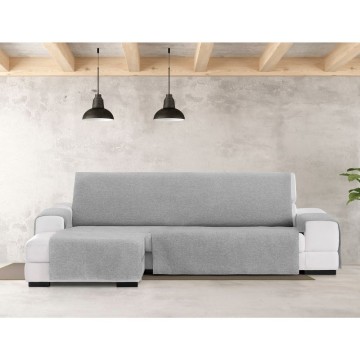 Housse de canapé Valeria péninsule gauche gris 240