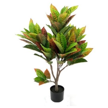Plante artificielle Croton 110h 97 feuilles