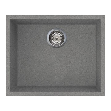 Smeg VZUM57TT titanium 54x44 single bowl undermount sink