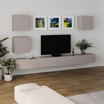 Mur de rangement Marte 300x40x170H tourterelle