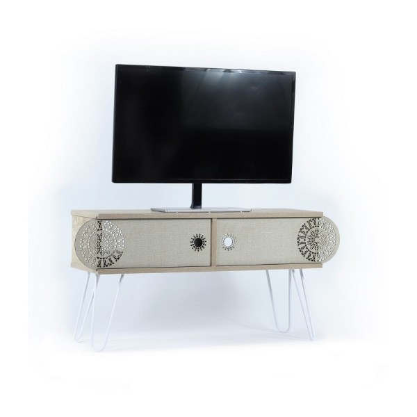 Meuble TV Ilia en chêne 106x30x48H MT190122 Meuble TV Ilia en chêne 106x30x48H MT190122