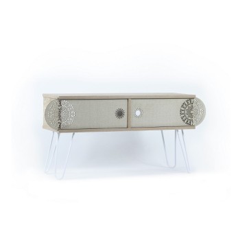 Meuble TV Ilia en chêne 106x30x48H MT190122