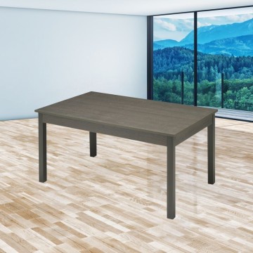 Table à rallonge Firenze 120x80 couleur chêne graphite