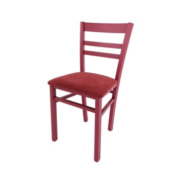 Chaise rouge Cromica